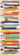 City CIT2339 Scandi Painted Stripes Orange Multicolour Washable Jute Polypropylene Abstract Rug
