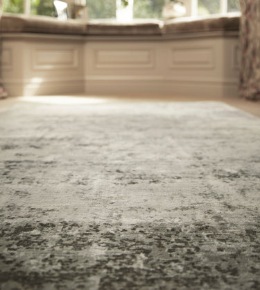 Origins Persia Silky Art Fossil Mist Hand-Loomed Viscose Traditional Vintage Rug - Small 80x150 cm (2'6"x5')