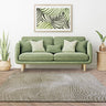 Asiatic London Mason Magnitude Swirls Silky Sage Green Traditional Abstract Modern Rug - Medium 120x170 cm (4'x5'6")
