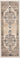 URCO Nova Leona Cream Distressed Polypropylene Persian Traditional Vintage Hallway Runner Rug