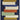 Reef Stacks RF32, RF33 Modern Geometric Wool Rug in Green Multi Colours