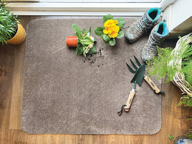 Washable Non Slip Soft Soft Stone Door Mat Hallway Entrance Rug - 80x100 cm (2'8''x4')
