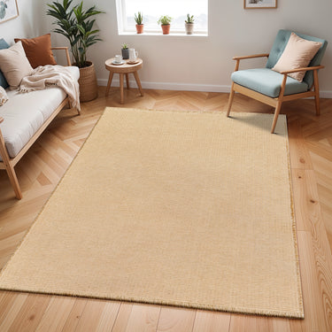Kimi Becki Owens Surya Solid Border BOKM2301 Washable Jute Polypropylene Textured Rug - Medium 120x170 cm (4'x5'6")