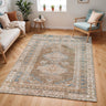 Colin Vintage Brown Washable Wool Cotton Chenille Hallway Runner Rug - Medium 120x170 cm (3'11"x5'7")