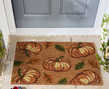 Printed Coir Halloween Multi-Pumpkins Door Mat