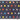 Hug Bright Spot Navy Multi Spots Washable Non-Slip Cotton Bordered Hallway Runner Rug