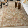 Sahar Elegance SHR01 Green Persian Traditional Vintage Floral Rug - Medium 119x180 cm (3'11"x5'11")