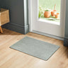 My Soft Green Non Washable Non-Slip Cotton Checked Doormat - Small 50 x 75 cm (2'x2'5")
