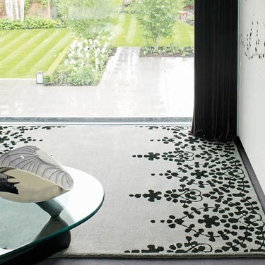 Matrix Hand Made Guild MAX07 Guild Grey Floral Wool Rug