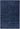 Reko Modern Contemporary Plain Hand Woven Viscose Silky Navy Blue Rug