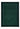 Origins Stacked Border Dark Green Wool Textured Bordered Rug