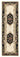 Aubusson Shensi Black Traditional Wool Rug, Runner and Half-Moon - Runner 67x210 cm (2'2"x6'9")