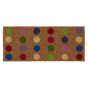 My Coir Insert Spots Doormat 23x53 cm