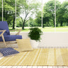 Halsey Indoor Outdoor Rug Hand Woven Geometric Flatweave Reversible Mustard Yellow Rug, Runner or Cushion - Medium 120x170 cm (4'x5'6")