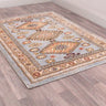 URCO Cashmere 5567 Blue Oriental Traditional Floral Kilim Hallway Runner Rug 66x240 cm