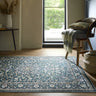 Origins Windsor Emerald Bordered Green Washable Non-Slip Cotton Chenille Rug - Medium 120x170 cm (4'x5'6")