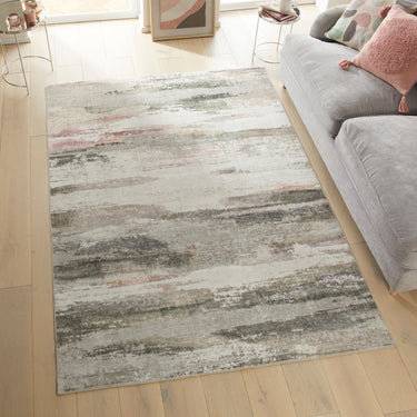 Consept Looms Liberty LIB111 Beige Washable Non-Slip Modern Rug - Medium 120x180 cm (4'x6')