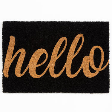 Printed Pvc Backed Coir Hello Doormat 40x60 cm