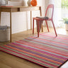Origins Fine Multi Colours Stripes Hand Loom Woven Wool Rug or Halway - Small 80x150 cm (2'6"x5')