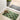 Checkerboard Green Washable Non-Slip Indoor Rug and Runner