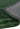Ascot Modern Plain Hand Woven Wool Viscose Bordered Green Rug