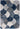 Origins 3D Scallop Silky Navy Blue Jute Shaggy Geometric Rug