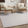 Abbus Boucle Hand Woven Flatweave Modern Plain Rug in Ivory - Medium 120x170 cm (4'x5'6")