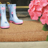 My Coir Natural Beige Non-Slip Plain Doormat - 45x75 cm (1'5"x2'5")