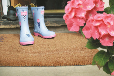 My Coir Natural Beige Non-Slip Plain Doormat - 45x75 cm (1'5"x2'5")