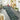 My Nylon Pattern Botanical Fern Leaves Washable Non-Slip Bordered Hallway Runner Rug - Small 50 x 75 cm (2'x2'5")