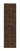 Pathway Chocolate Non-Slip Cotton Abstract Rug