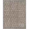 Arda Vintage Traditional Oriental Grey, Dark Green & Taupe Rug - Large Plus 152x225 cm (5' x 7'5'')