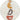 Ankara Kids Washable Multicolour, White & Mustard Rug for Children's Rooms Rug - Round 160x160 cm (5'3'' x 5'3'')