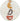 Ankara Kids Washable Multicolour, White & Mustard Rug for Children's Rooms Rug - Round 160x160 cm (5'3'' x 5'3'')