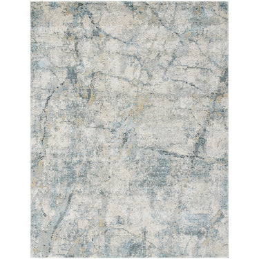 Avellino Abstract Marble High Pile Modern Grey, Blue & Beige Rug - Design AVL2307 - Large Plus 160x213 cm (5'3'' x 7')