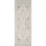 Luca Becki Owens Vintage Traditional Vintage Boho Runner Oriental Brown, Ivory & Dusty Pink Rug - Runner 80x220 cm (2'7'' x 7'3'')