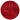 Cloudy Shaggy Solid Color Red Rug - Round 120x120 cm (3'11'' x 3'11'')