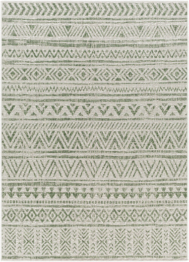 Eagean Global Green, GrassGreen & Ivory Rug - Design EAG2429 - Medium Plus 130x180 cm (4'3'' x 5'11'')