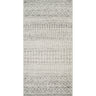 Elaziz Geometric Global Skandi Grey & White Rug - Small 80x150 cm (2'7'' x 4'11'')