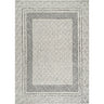 Freud Modern High Pile Skandi Black & Ivory Rug - Design FEU2301 - Medium 120x170 cm (3'11'' x 5'7'')