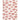 Fossay Washable Shaggy Ivory & Rose Rug - Design FSG2349 - Large Plus 160x213 cm (5'3'' x 7')
