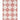 Fossay Washable Checkered Shaggy Pink, Rose & Ivory Rug - Design FSG2355 - Large Plus 160x213 cm (5'3'' x 7')