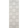 Architect I Galey Alix Modern Graphic High Pile Runner Black & Ivory Rug - Runner 80x220 cm (2'7'' x 7'3'')