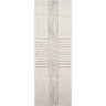 Architect IV Galey Alix Modern Graphic High Pile Runner Brown & Ivory Rug - Runner 80x220 cm (2'7'' x 7'3'')