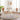 Harput Vintage Traditional Boho Oriental Blue, Light Beige & Mustard Rug - Design HAP1063