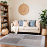 Lustro Modern Skandi Beige, Tan & Off-White Rug