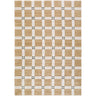 La Luna Modern Graphic Tan, Off-White & Light Grey Rug - Large Plus 160x213 cm (5'3'' x 7')