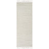 Nora Global High Pile Fringe Runner Skandi Beige, Light Grey & Ivory Rug - Runner 80x220 cm (2'7'' x 7'3'')