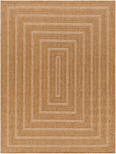 Pismo Beach Modern Outdoor Brown, Amber & Tan Rug - Design PMB2305 - Medium 120x170 cm (3'11'' x 5'7'')
