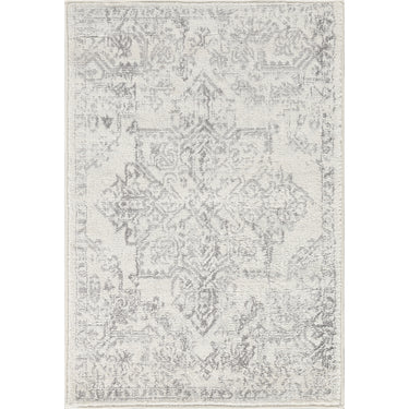 Roma Vintage Traditional Boho Oriental Cream, Off-White & Light Gray Rug - X-Small 60x90 cm (1'11'' x 2'11'')